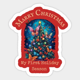 My First Holiday Season Sticker